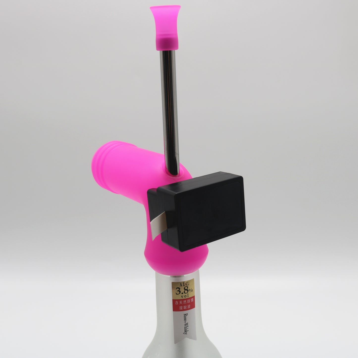 HEBEERNEW 29cm straw timer beer snorkel LED