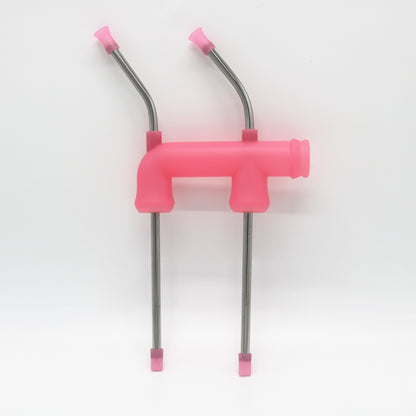 Hebeernew double beer bottle snorkel