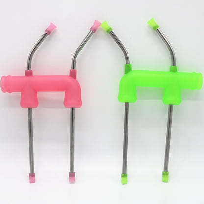 Hebeernew double beer bottle snorkel