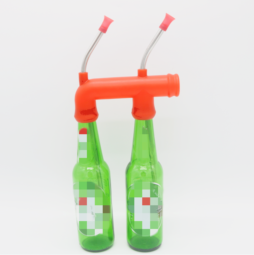 Hebeernew double beer bottle snorkel